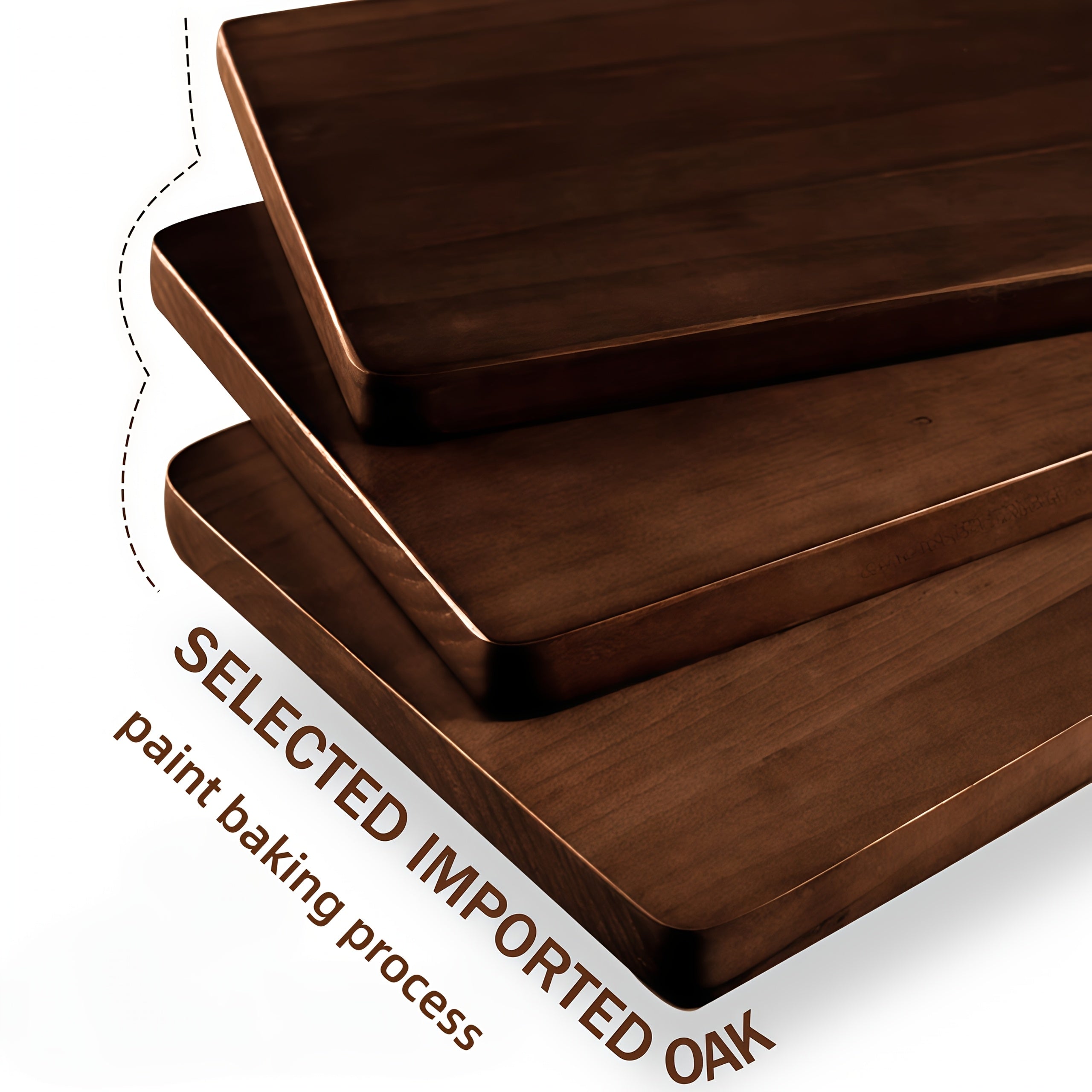 Contemporary Walnut Coffee Table for Living Spaces, Compact And Chic, Ideal for Bedrooms, Living Rooms, Reception Areas, And Offices (Medium Size)