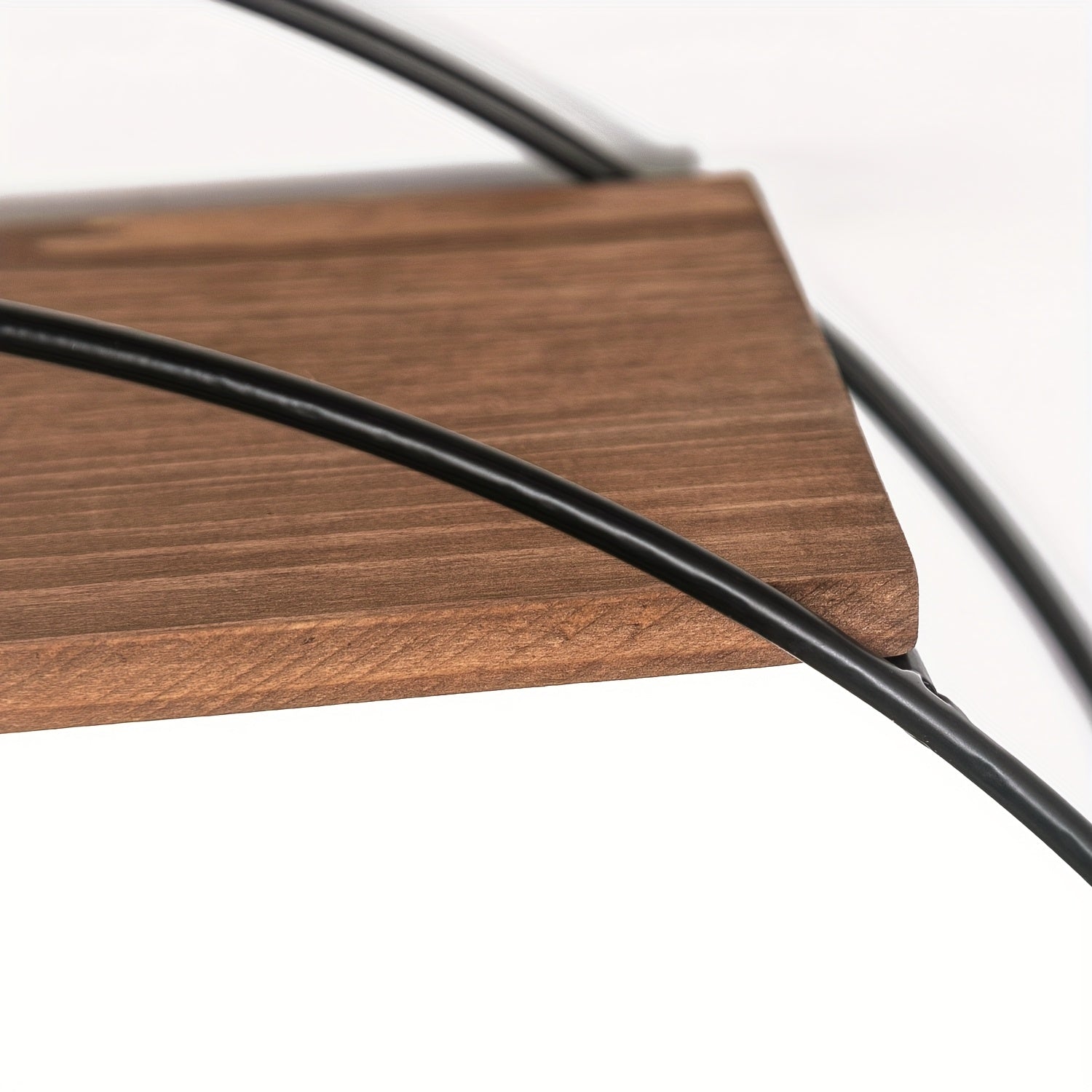 Round Floating 3-Tier Wall Shelf - Sturdy Wood And Metal Decorative Shelf for Living Room, Bedroom, Bathroom, Kitchen, Office, Halloween Decoration, Floating Shelves