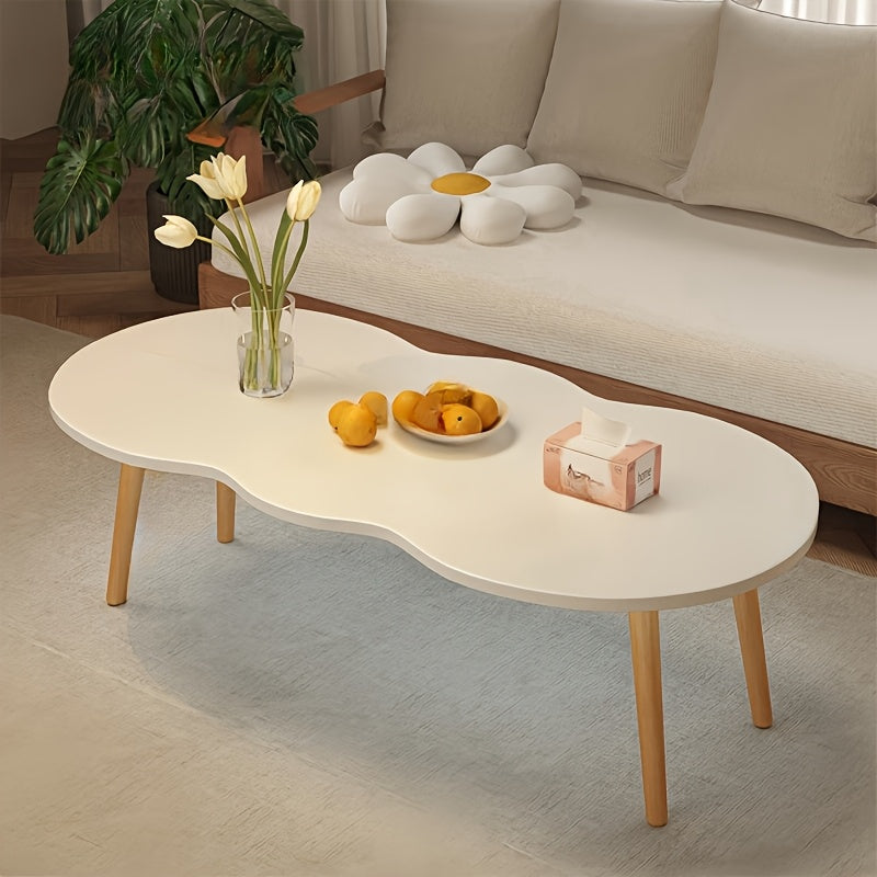 Mid-century Modern Coffee Table, Feature Coffee Table Japanese Style, Suitable for The Center Table Of The Living Room And Cottage, Home Office, Easy to Assemble