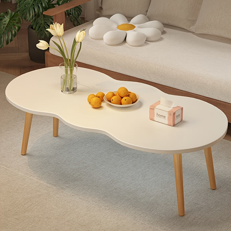 Mid-century Modern Coffee Table, Feature Coffee Table Japanese Style, Suitable for The Center Table Of The Living Room And Cottage, Home Office, Easy to Assemble