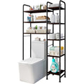 Over The Toilet Storage Bathroom Organizer Shelf Freestanding Space Saver with Toilet Multifunctional Rack
