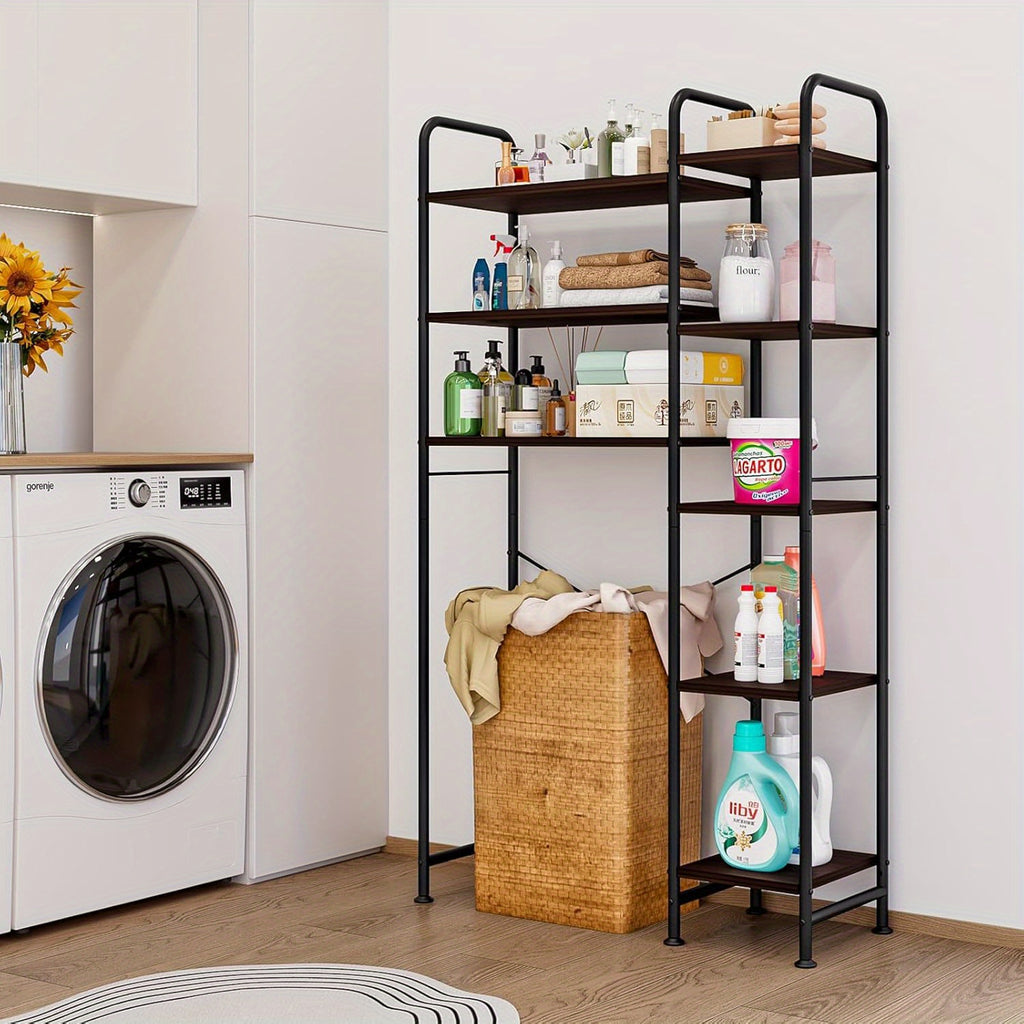 Over The Toilet Storage Bathroom Organizer Shelf Freestanding Space Saver with Toilet Multifunctional Rack