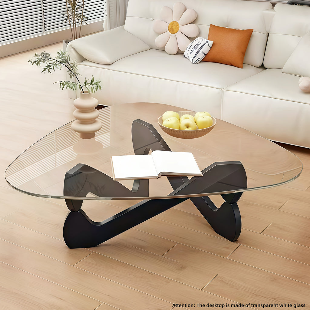 Contemporary Walnut Coffee Table for Living Spaces, Compact And Chic, Ideal for Bedrooms, Living Rooms, Reception Areas, And Offices (Medium Size)